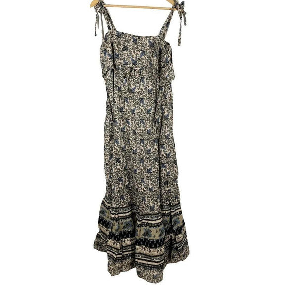 Free People NWT Tangier Babydoll Maxi Dress Size M Pullover Empire Waist Boho - Picture 2 of 9